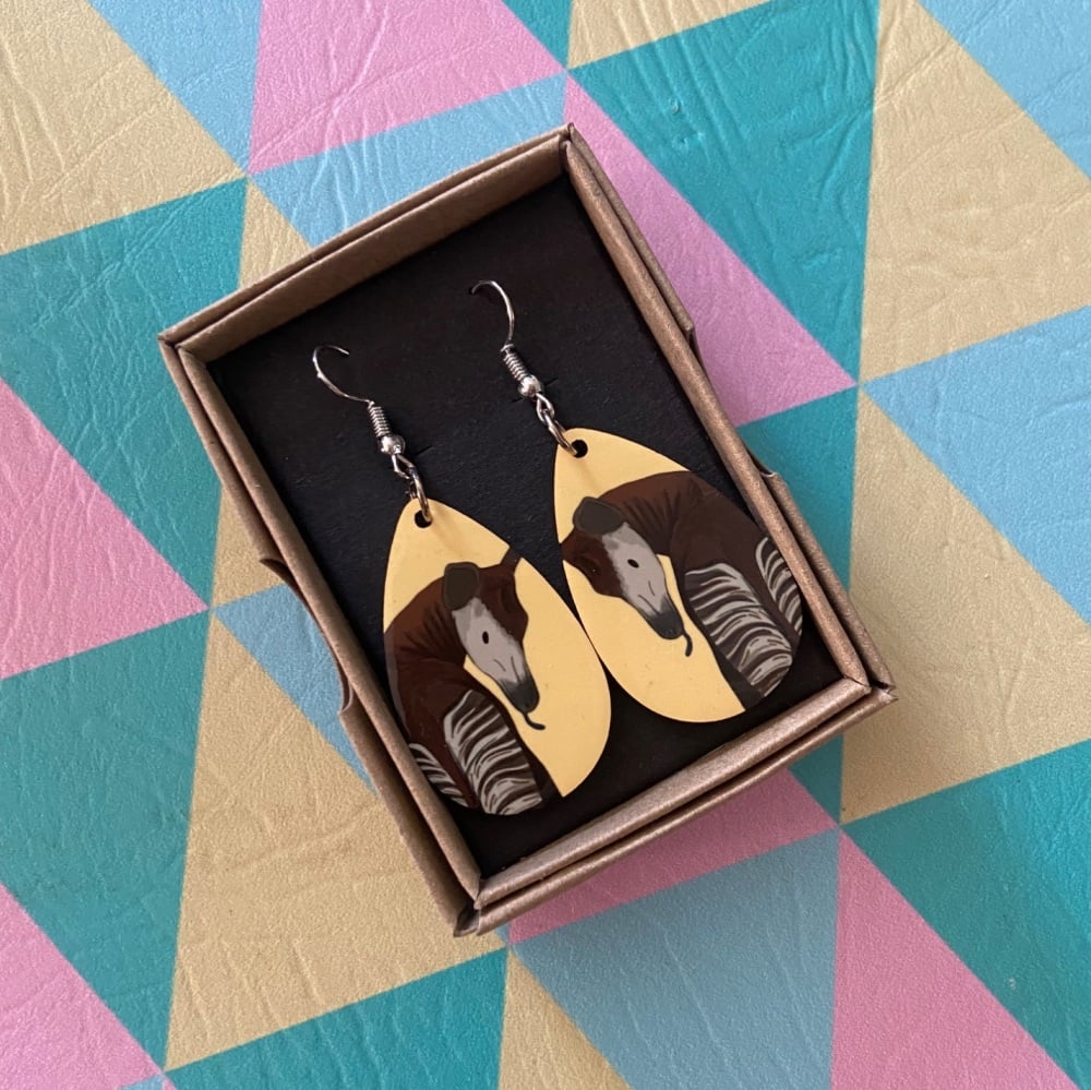 Okapi Earrings - Yellow