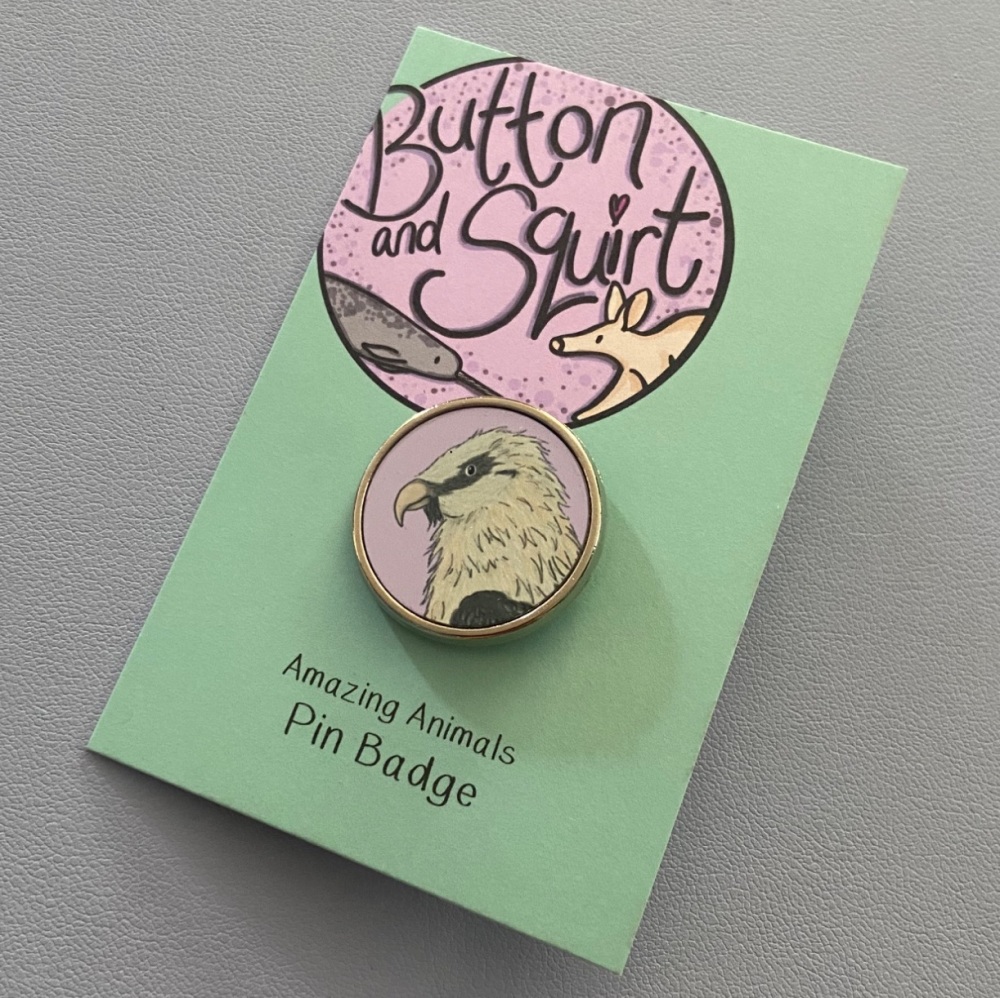 Bearded Vulture Pin Badge