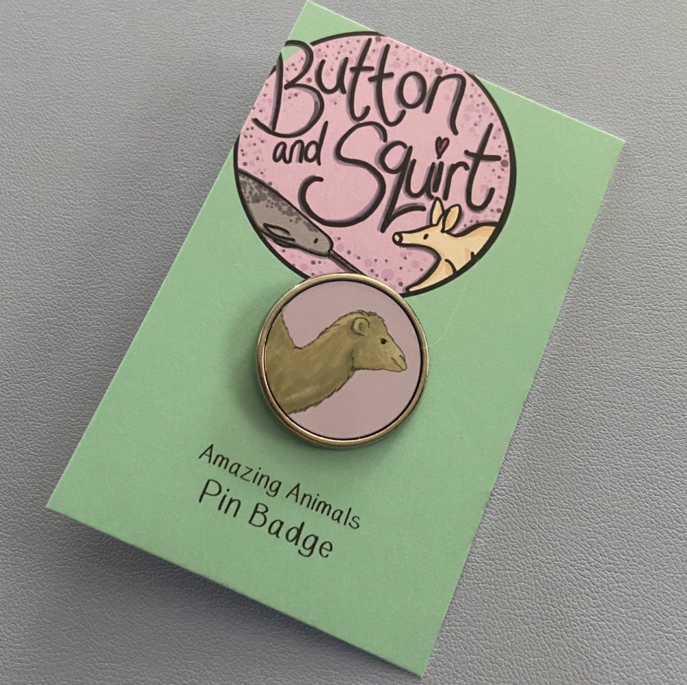 Camel Pin Badge