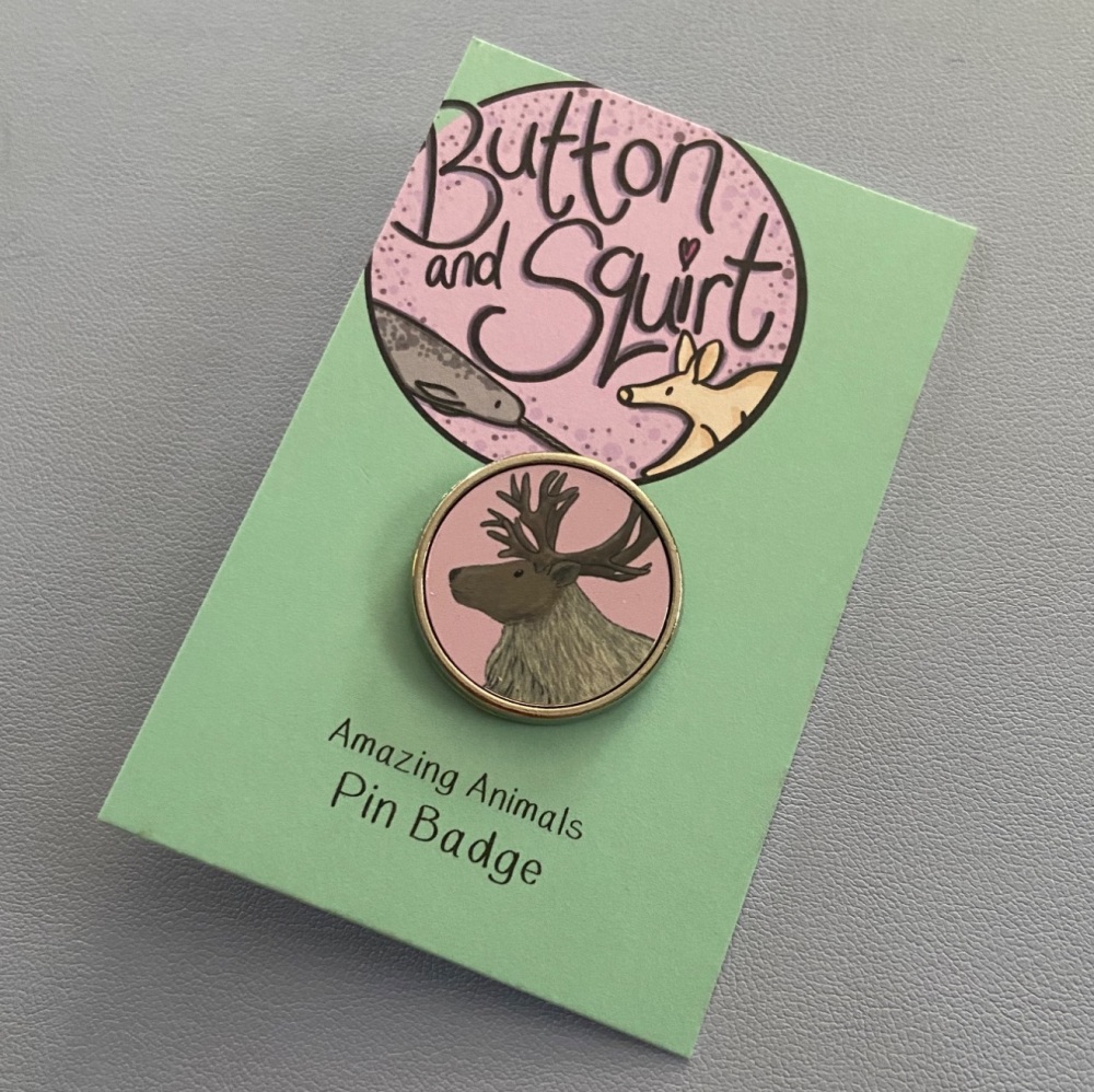 Caribou Pin Badge