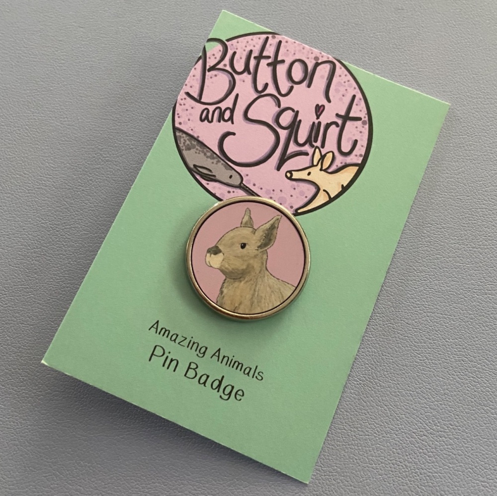 Patagonian Mara Pin Badge