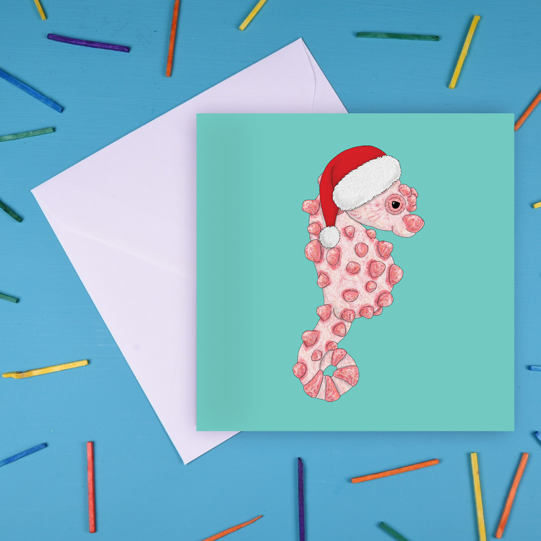 Pygmy Seahorse Christmas Card