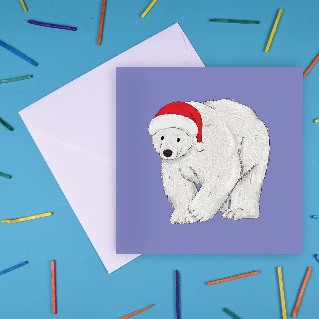 Polar Bear Christmas Card