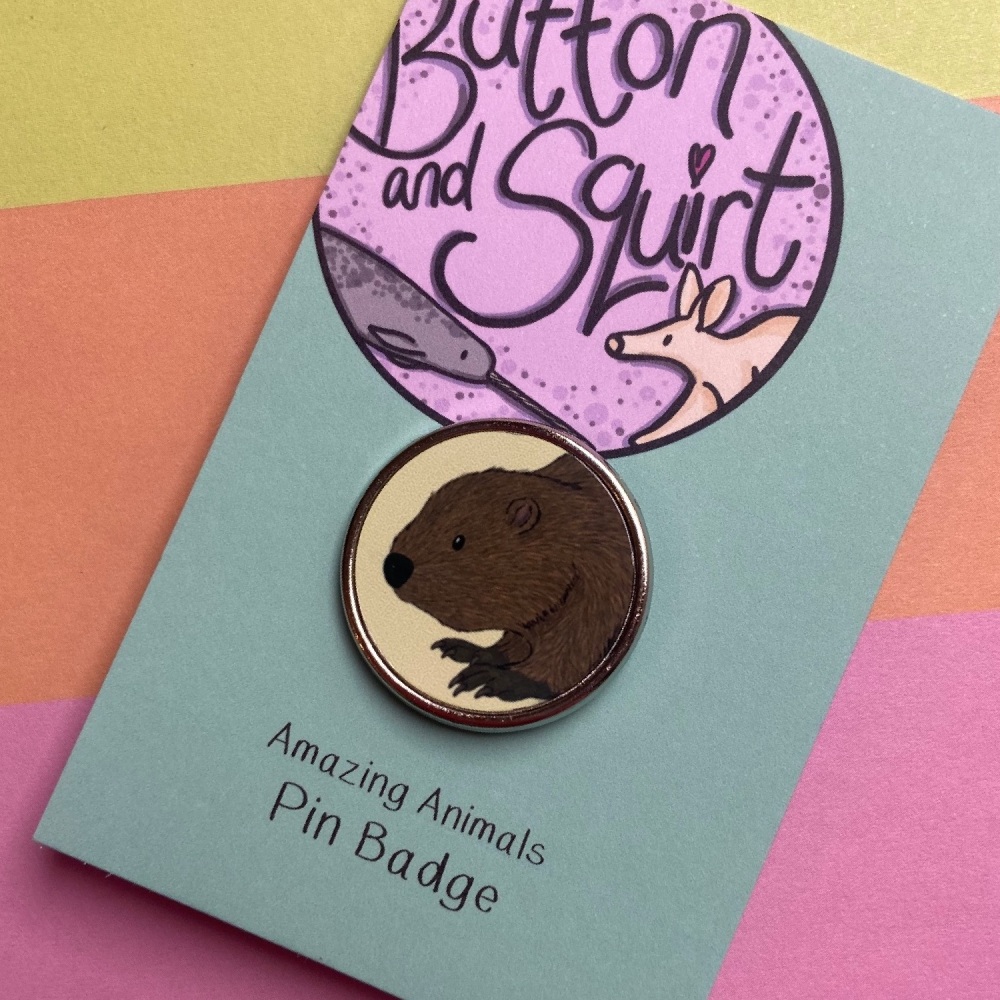 Beaver Pin Badge