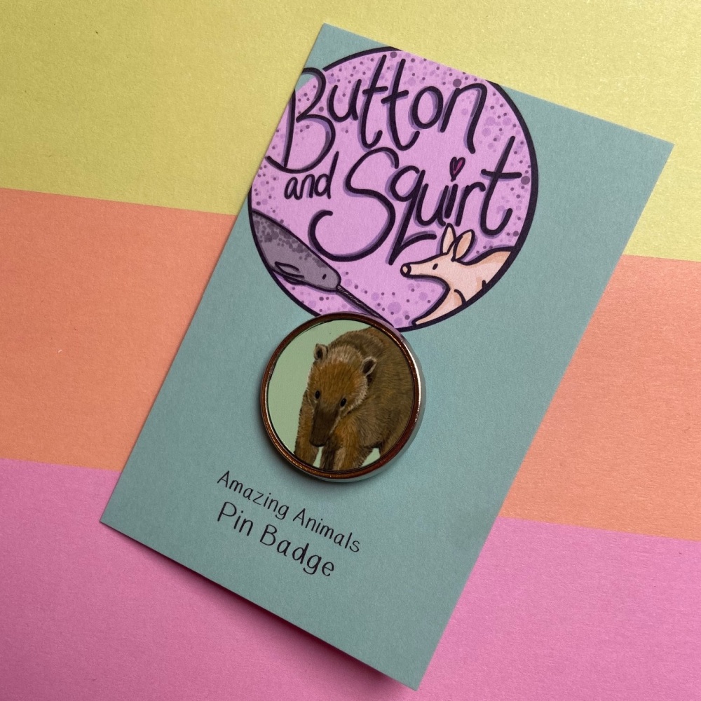 Coati Pin Badge