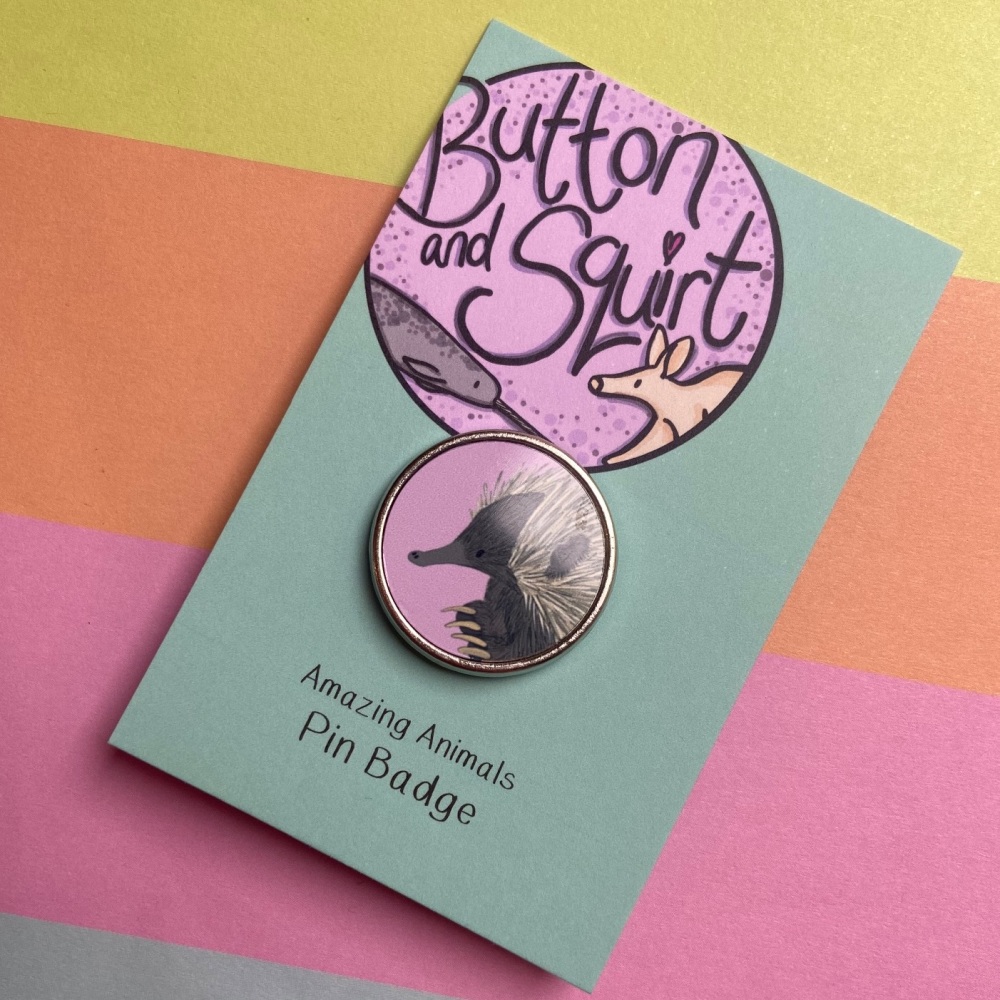 Echidna Pin Badge