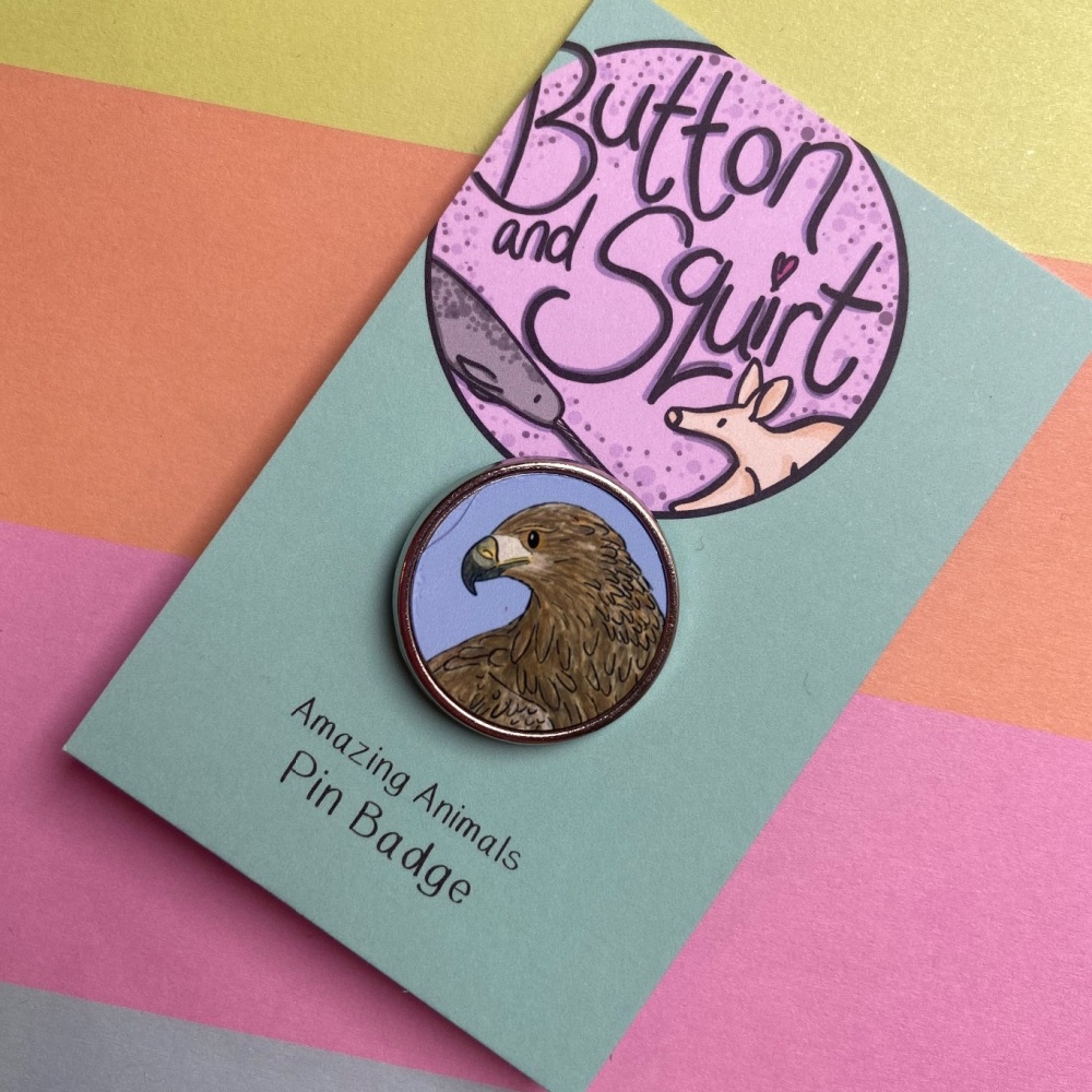 Golden Eagle Pin Badge