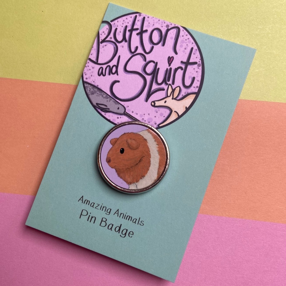 Guinea Pig Pin Badge