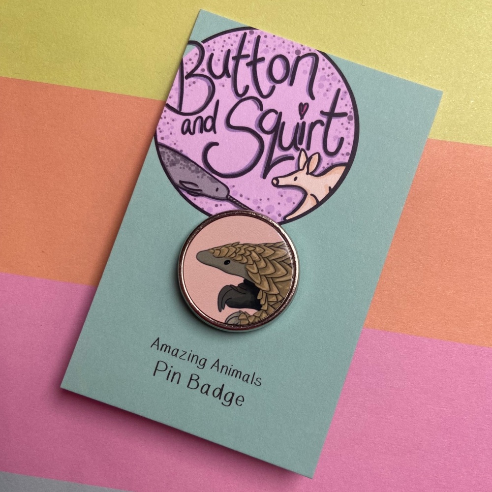 Pangolin Pin Badge