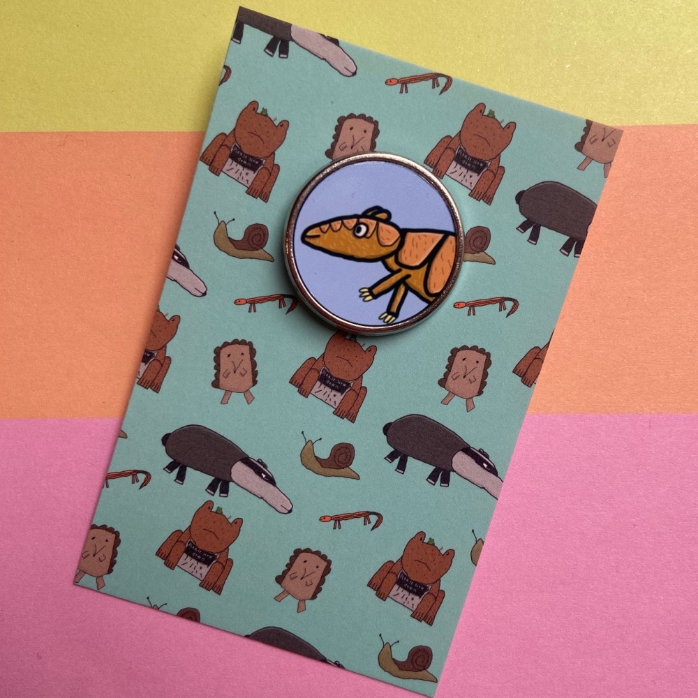 Dexter’s Armadillo Pin Badge