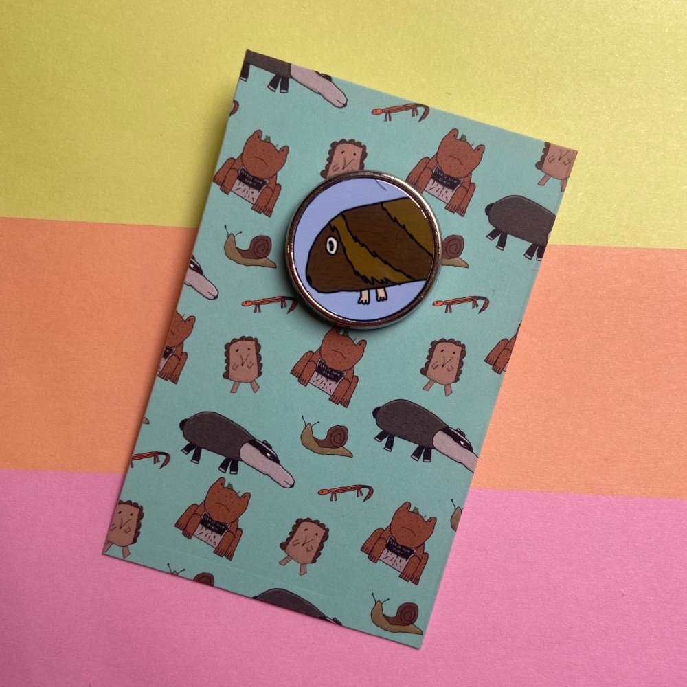 Dexter’s Guinea Pig Pin Badge