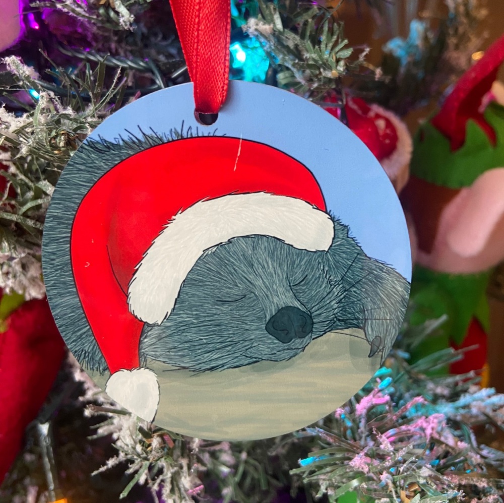 Binturong Christmas Decoration - marked
