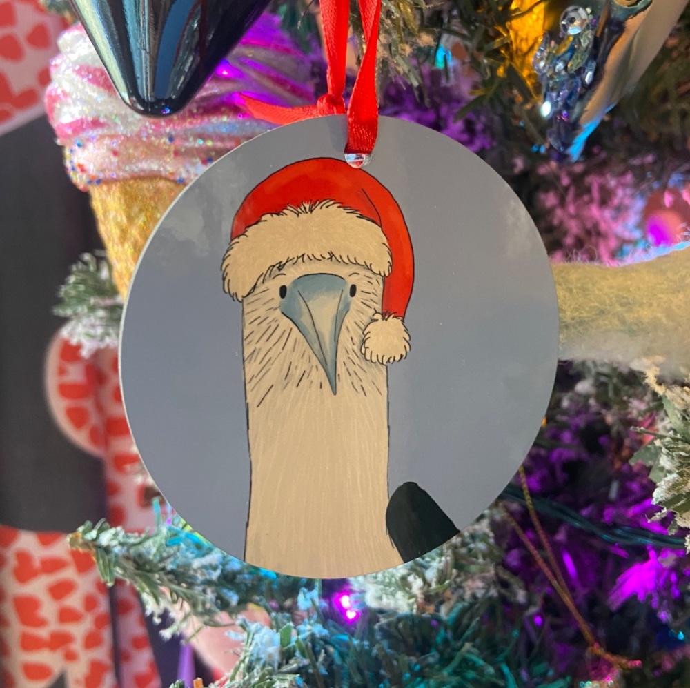 Blue Footed Booby Christmas Decoration