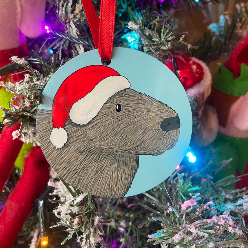 Capybara Christmas Decoration