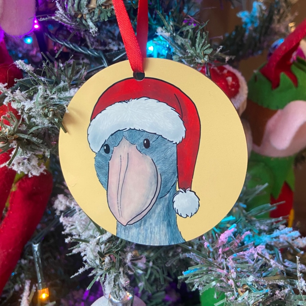 Shoebill Christmas Decoration