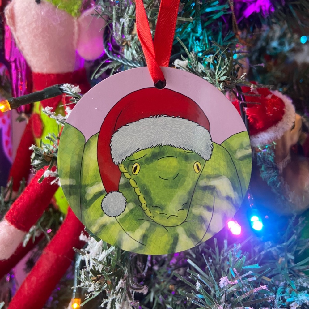 Emerald Tree Boa Christmas Decoration