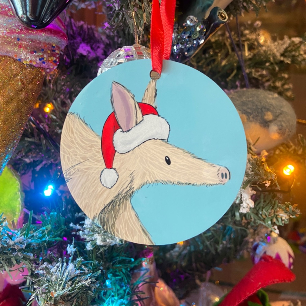 Aardvark Christmas Decoration
