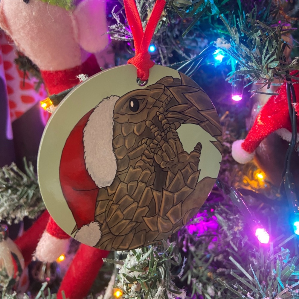 Armadillo Lizard Christmas Decoration
