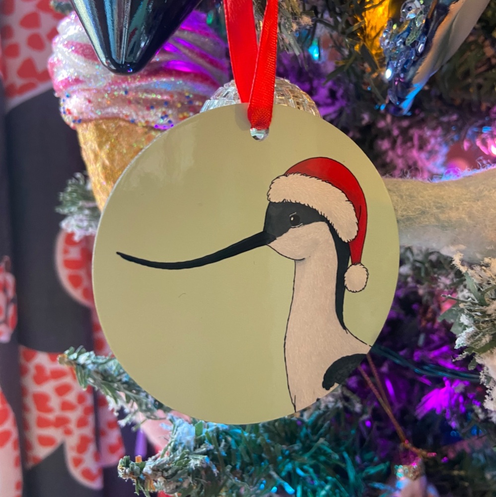 Avocet Christmas Decoration