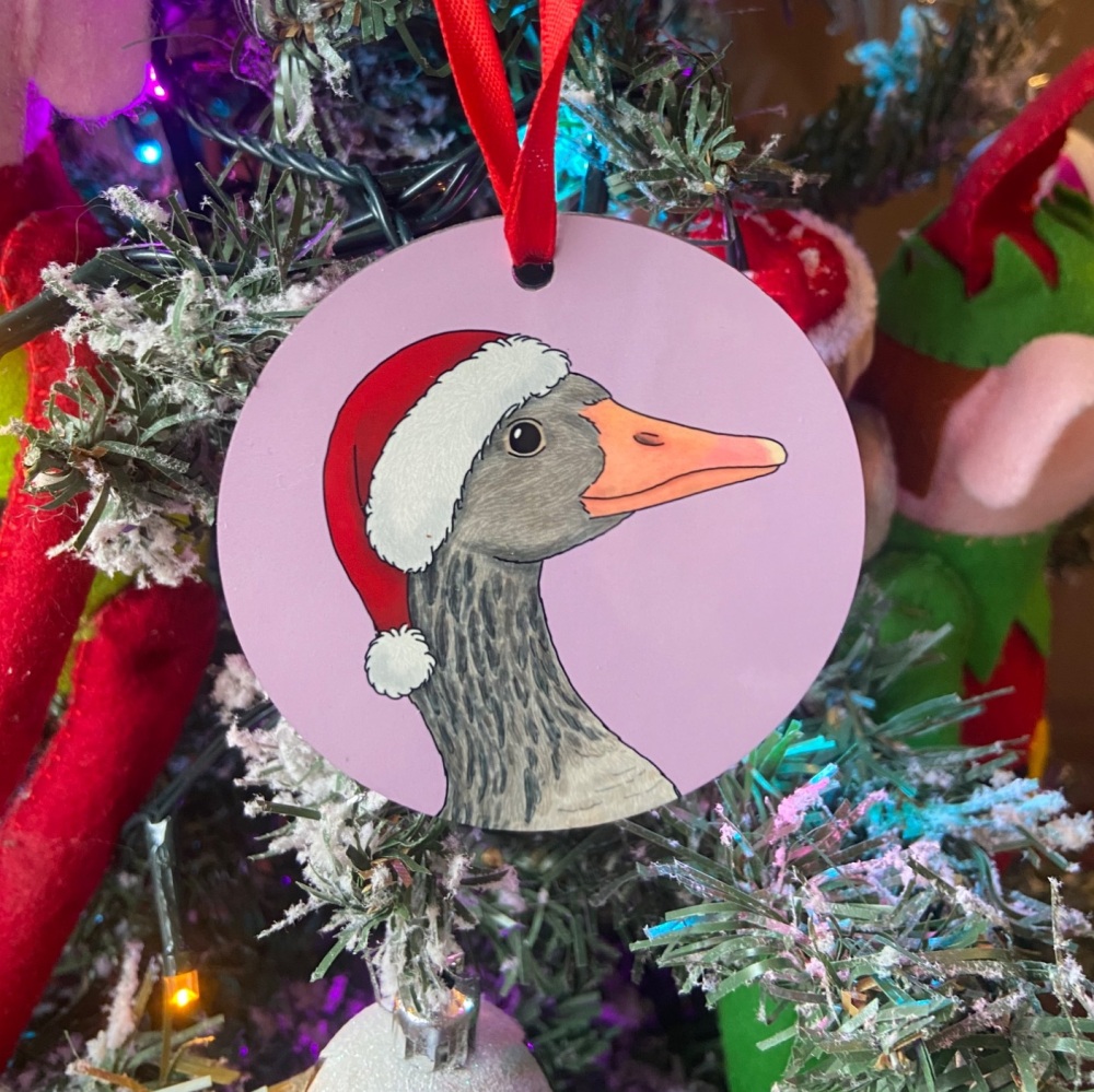 Greylag Goose Christmas Decoration