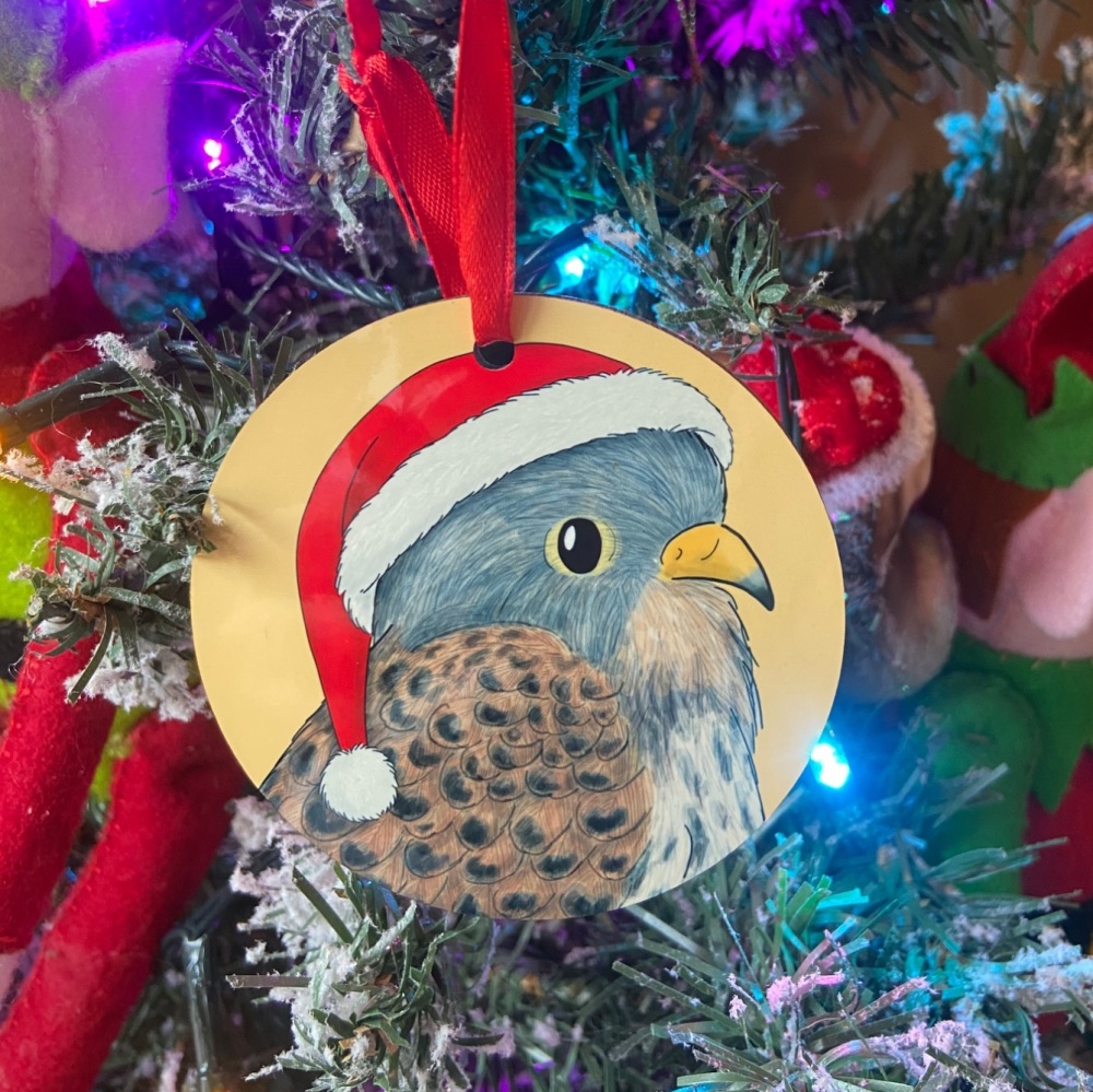 Kestrel Christmas Decoration