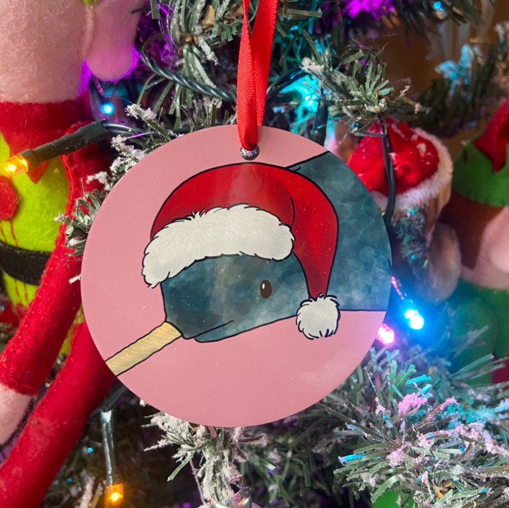 Narwhal Christmas Decoration