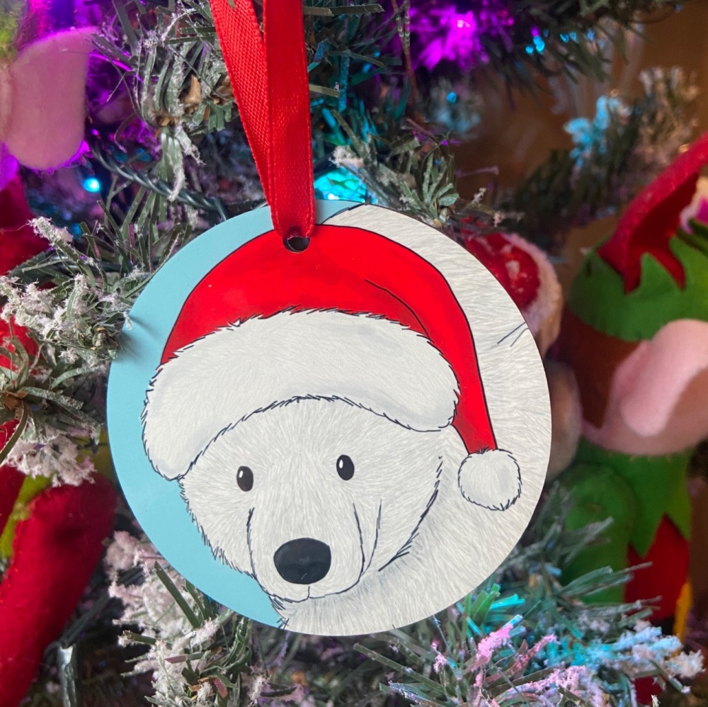 Polar Bear Christmas Decoration