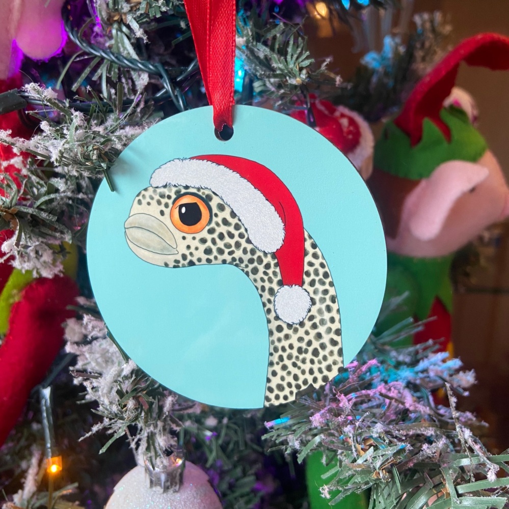 Spotted Garden Eel Christmas Decoration