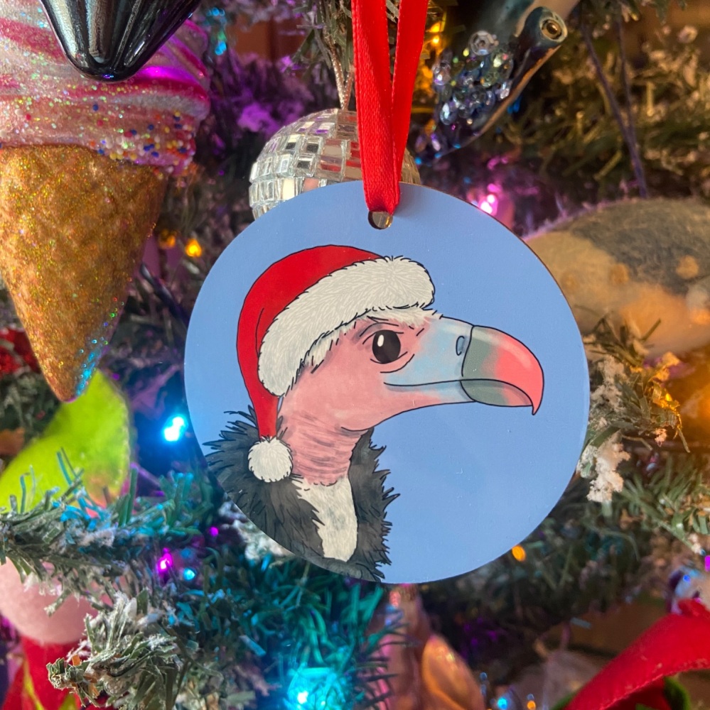 White Headed Vulture Christmas Decoration