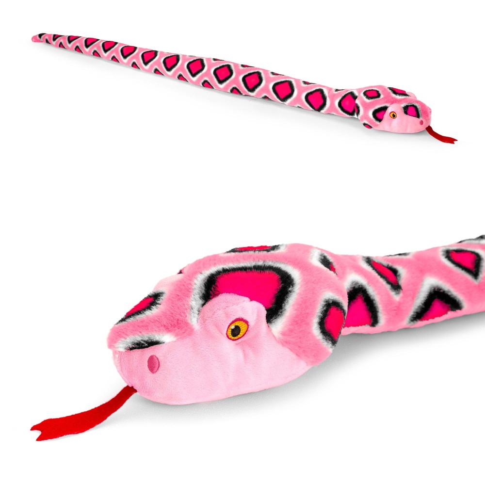 Snake Eco Soft Toy - Pink