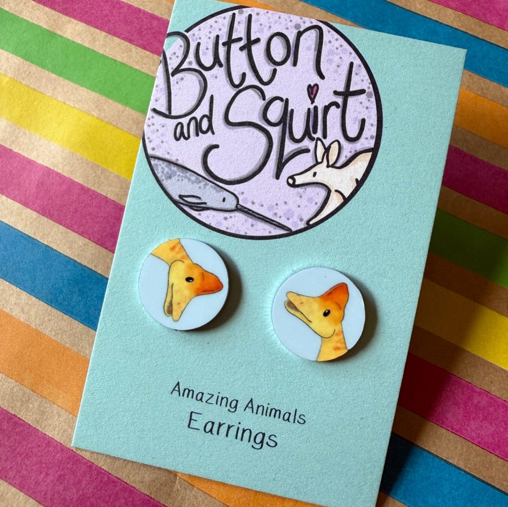Corythosaurus Stud Earrings