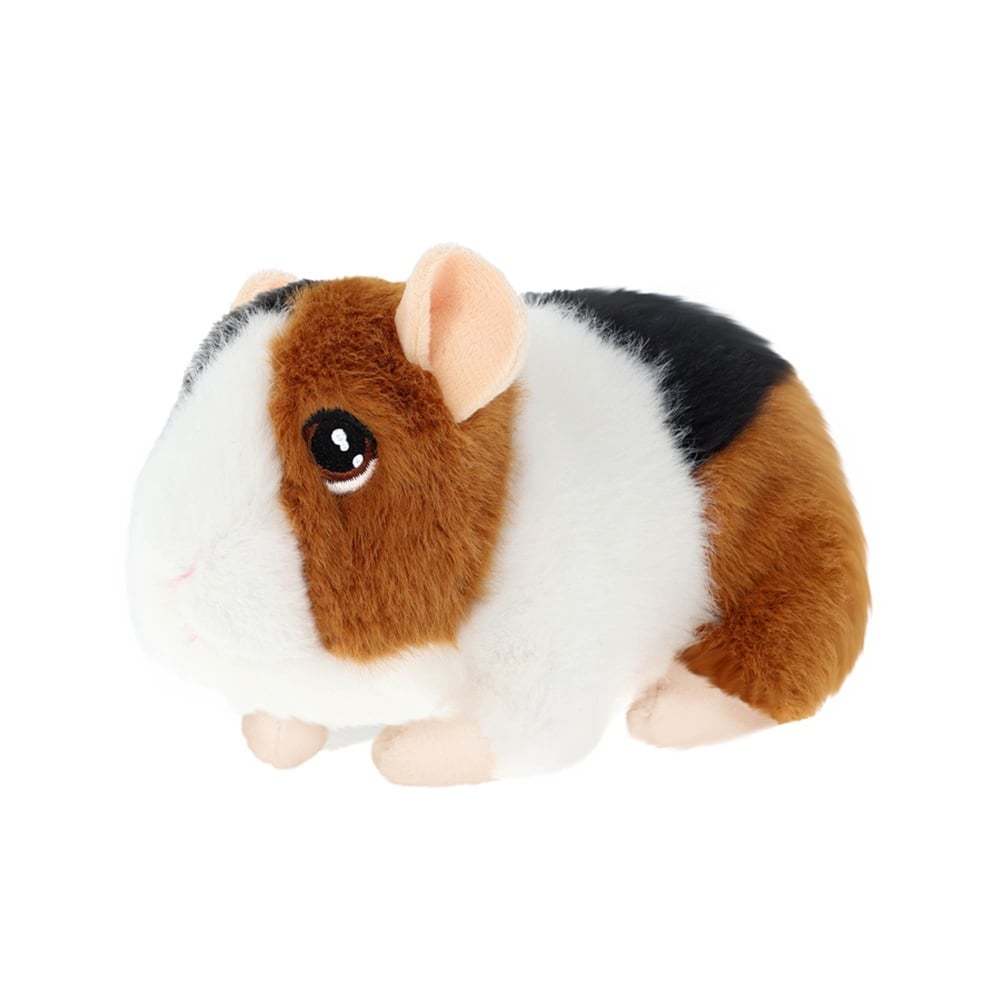 *New* Black and Brown Guinea Pig Eco Soft Toy with Sound