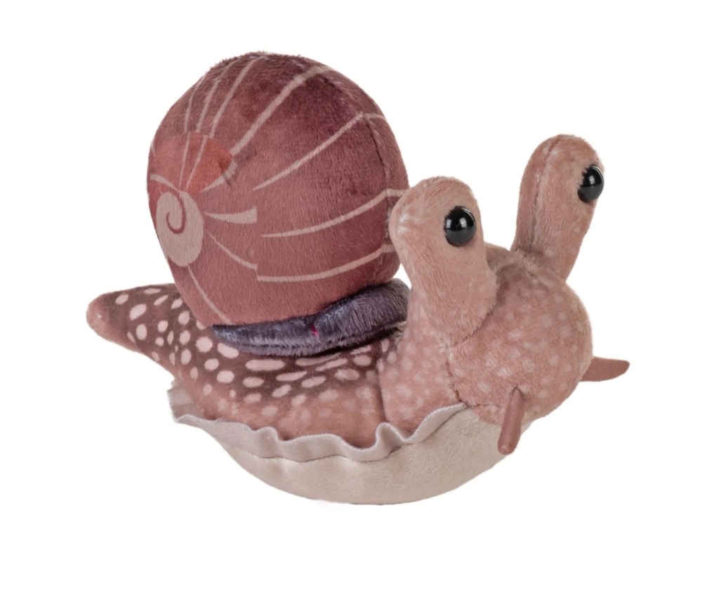 *New* Snail Pocketkins Wild Republic Eco Soft Toy