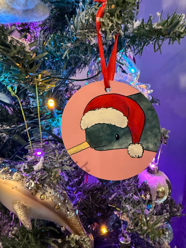 Narwhal Christmas Decoration