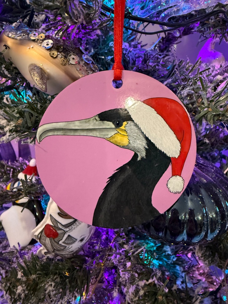 Cormorant Christmas Decoration