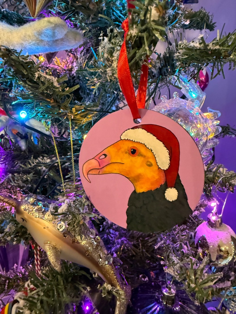Greater Yellow Headed Vulture Christmas Decoration