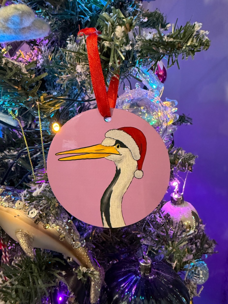 Heron Christmas Decoration