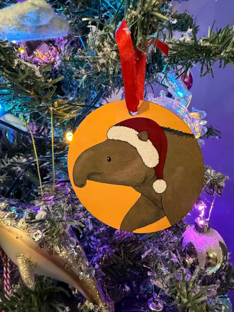 Lowland Tapir Christmas Decoration