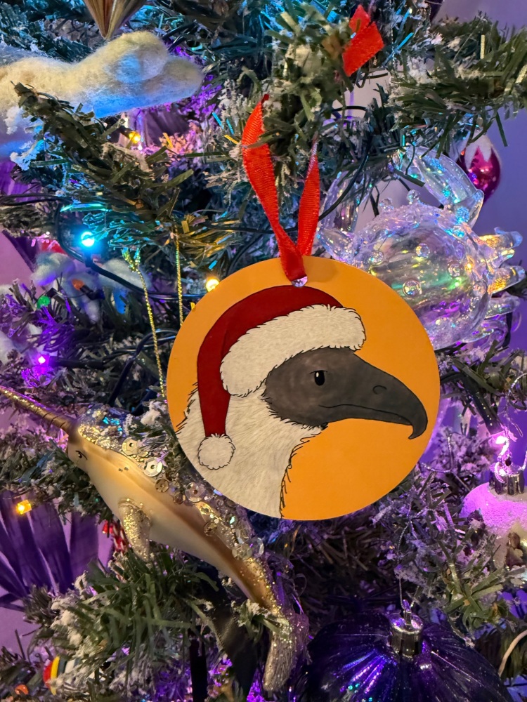 Turkey Vulture Chick Christmas Decoration