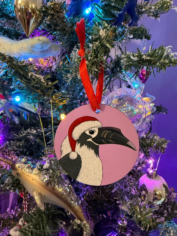 Visayan Hornbill Christmas Decoration