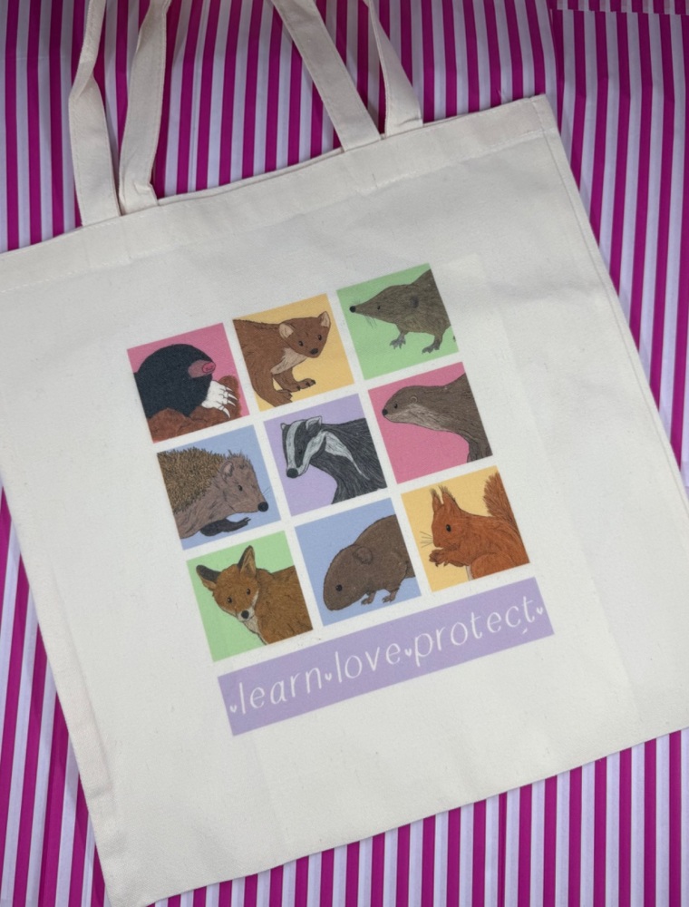 British Wildlife Tote Bag