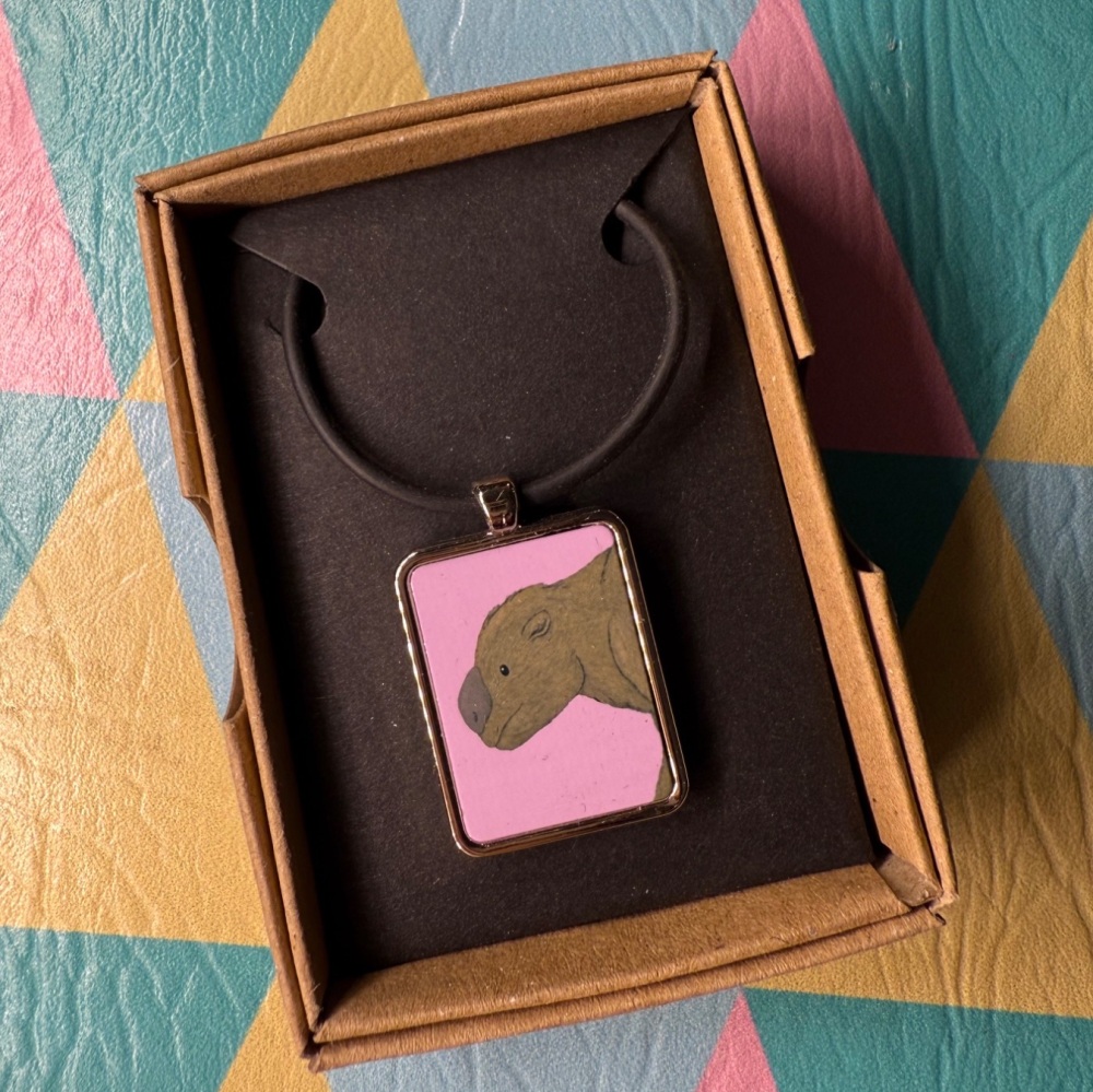 Diptrodon Necklace - Pink