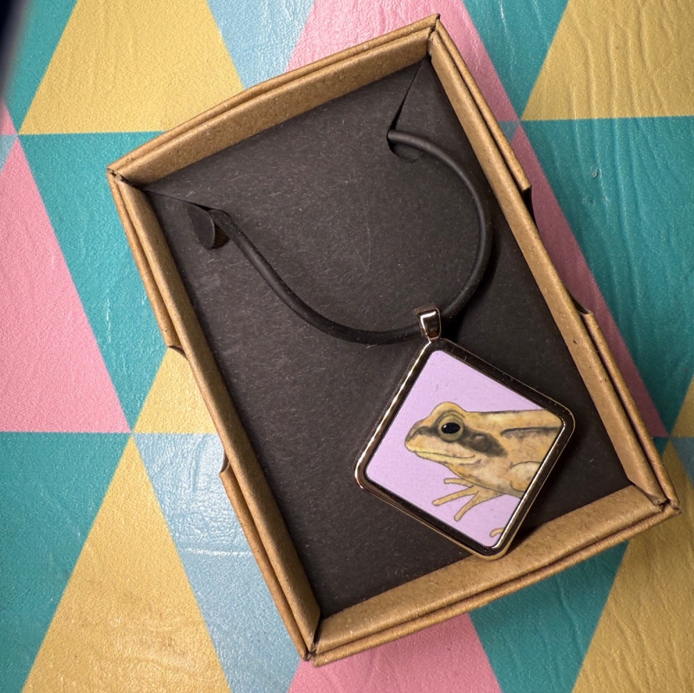 Frog Necklace - Purple