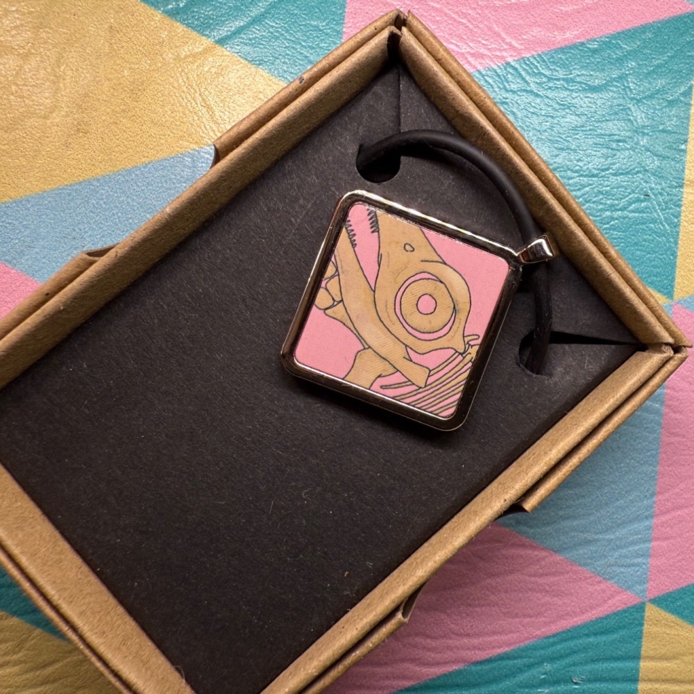 Ichthyosaur Necklace - Pink