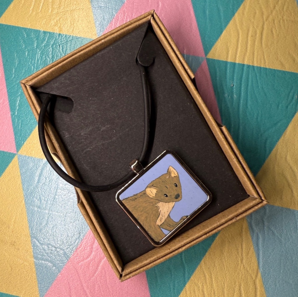 Pine Marten Necklace - Blue