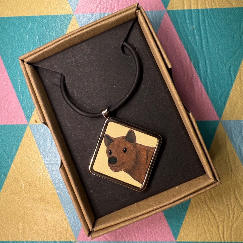 Tasmanian Tiger Necklace - Yellow