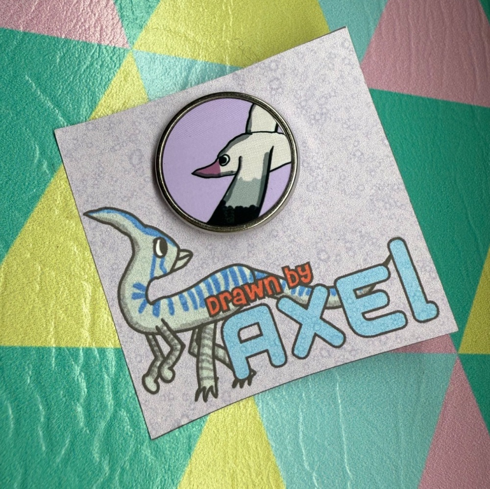 Drawn by Axel - Albatross Pin Badge