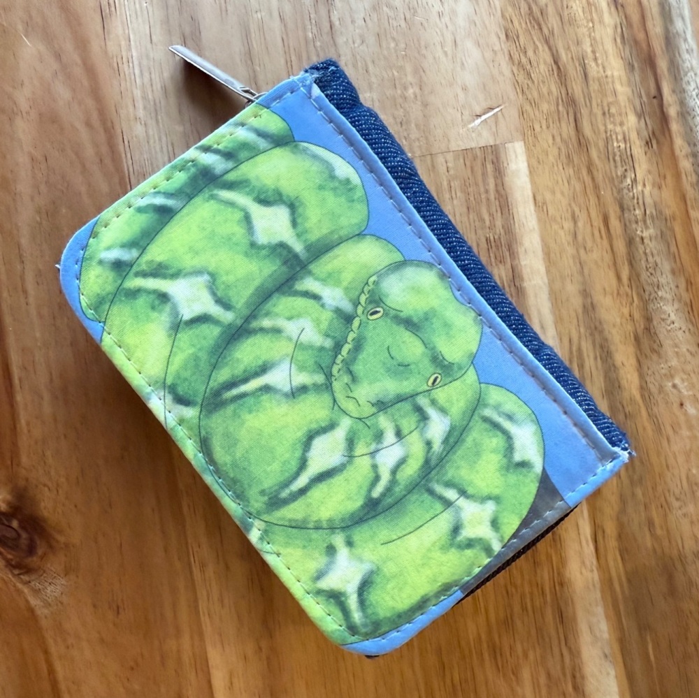 Emerald Tree Boa Denim Purse