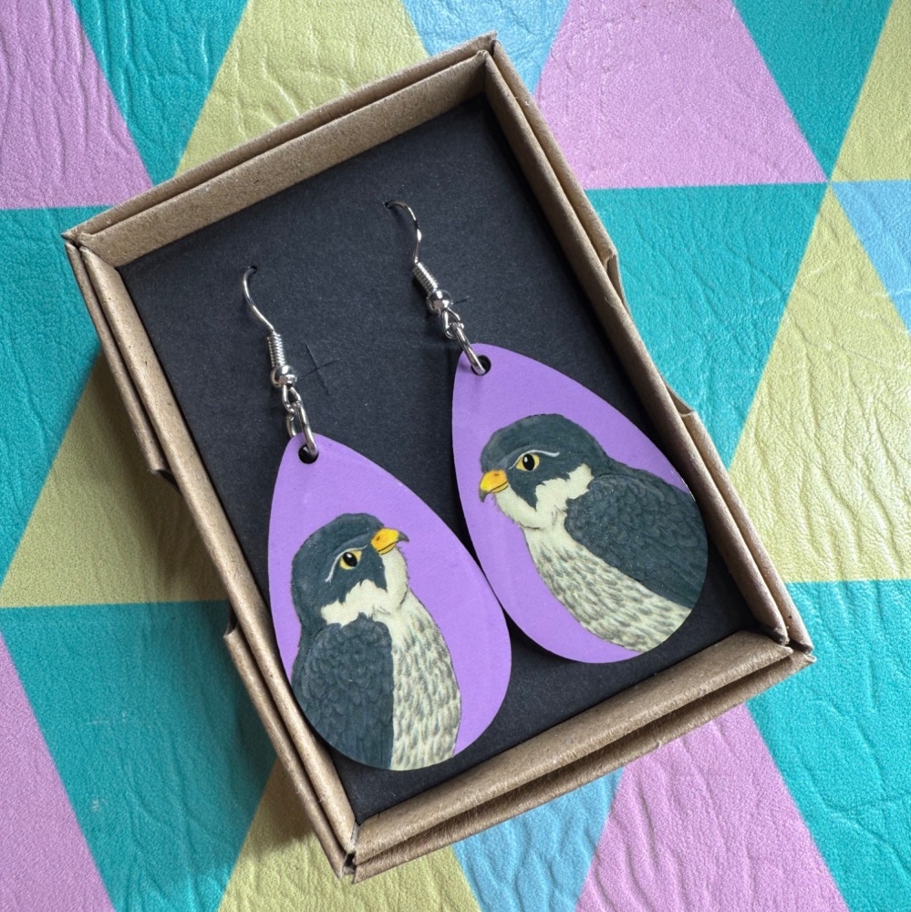 Hobby Earrings - Purple