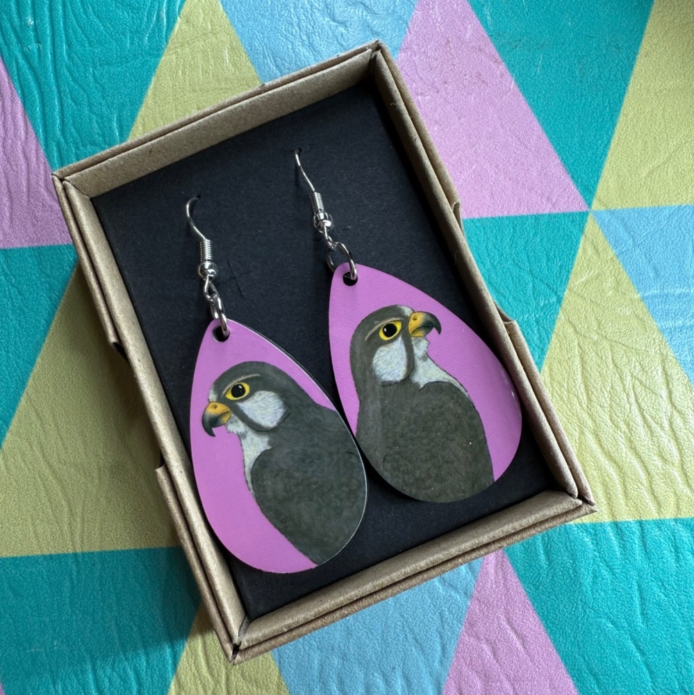 Lugger Falcon Earrings - Pink